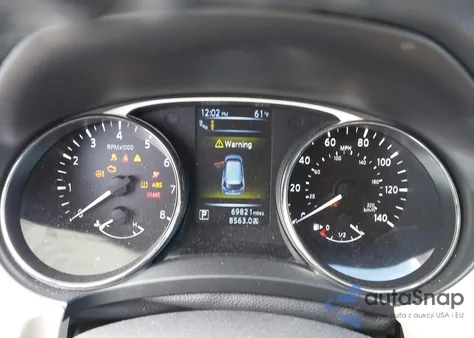 2016 Nissan Rogue Sl z USA, uszkodzony, nr VIN 5N1AT2MT1GC831880